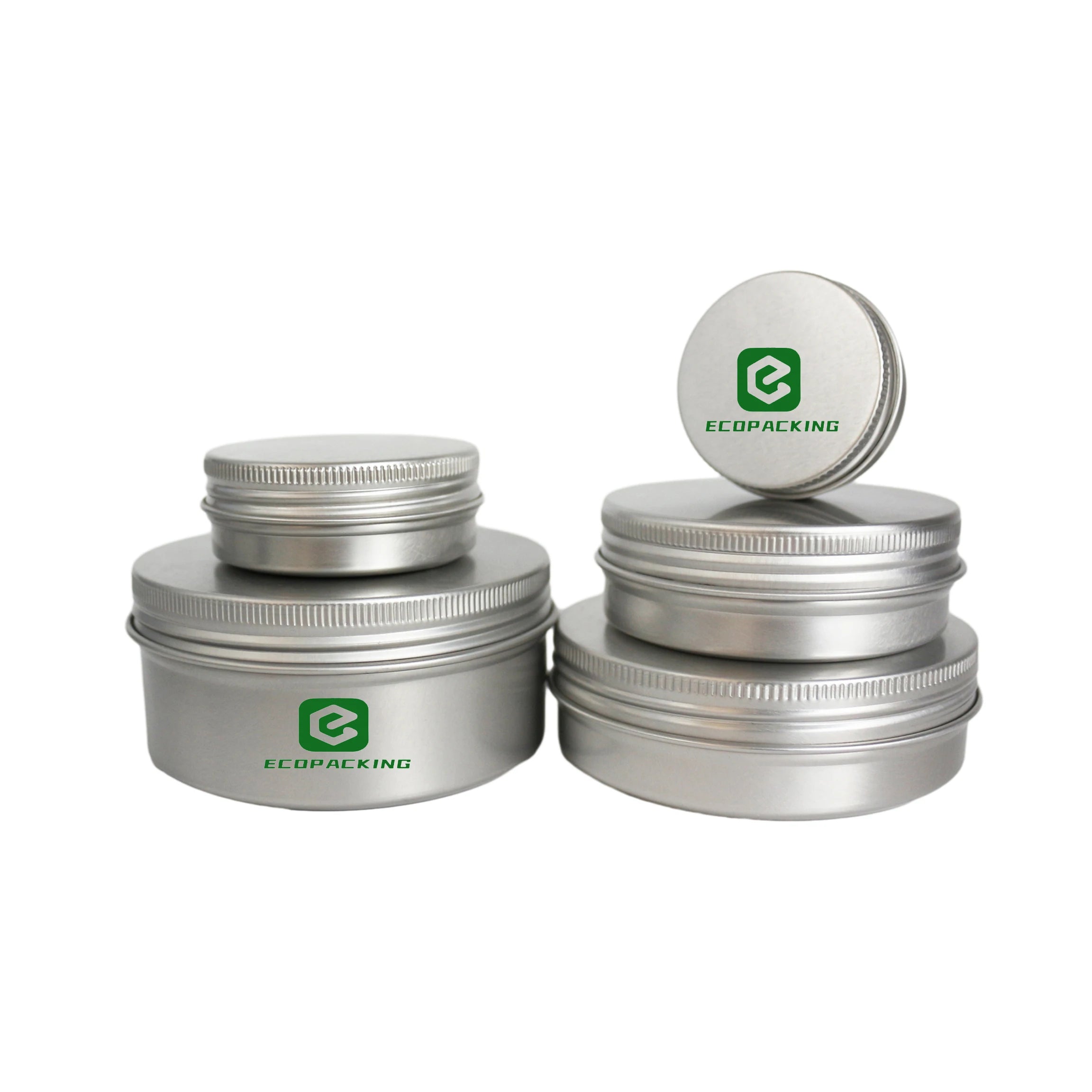 100ml 200ml 350ml 500ml Metal Tin Containers Cosmetic Aluminum Jar for Candle Tin Can with Screw Lid - 图片 5