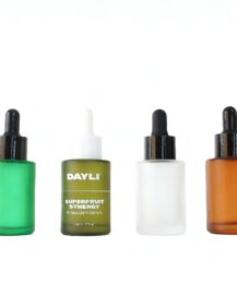 Skincare Cosmetic 30ml 50ml 100ml Serum Frosted Glass Bottles Empty for Hair Face Essential Oil Glass Dropper Bottle N888