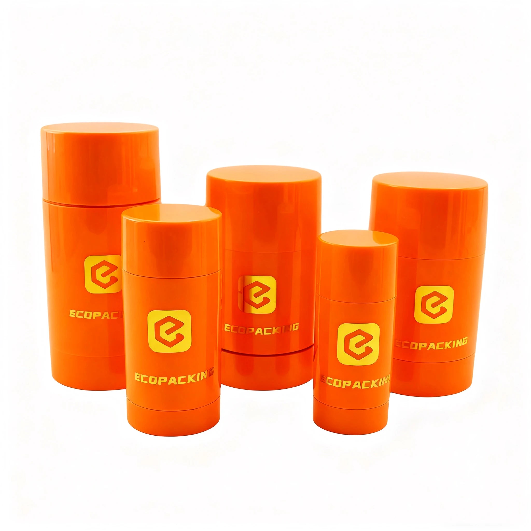 Custom Logo Printed PP AS Deodorant Packaging Stick Round Twist-up Roll on Deodorant Container Cosmetic Packaging - 图片 4
