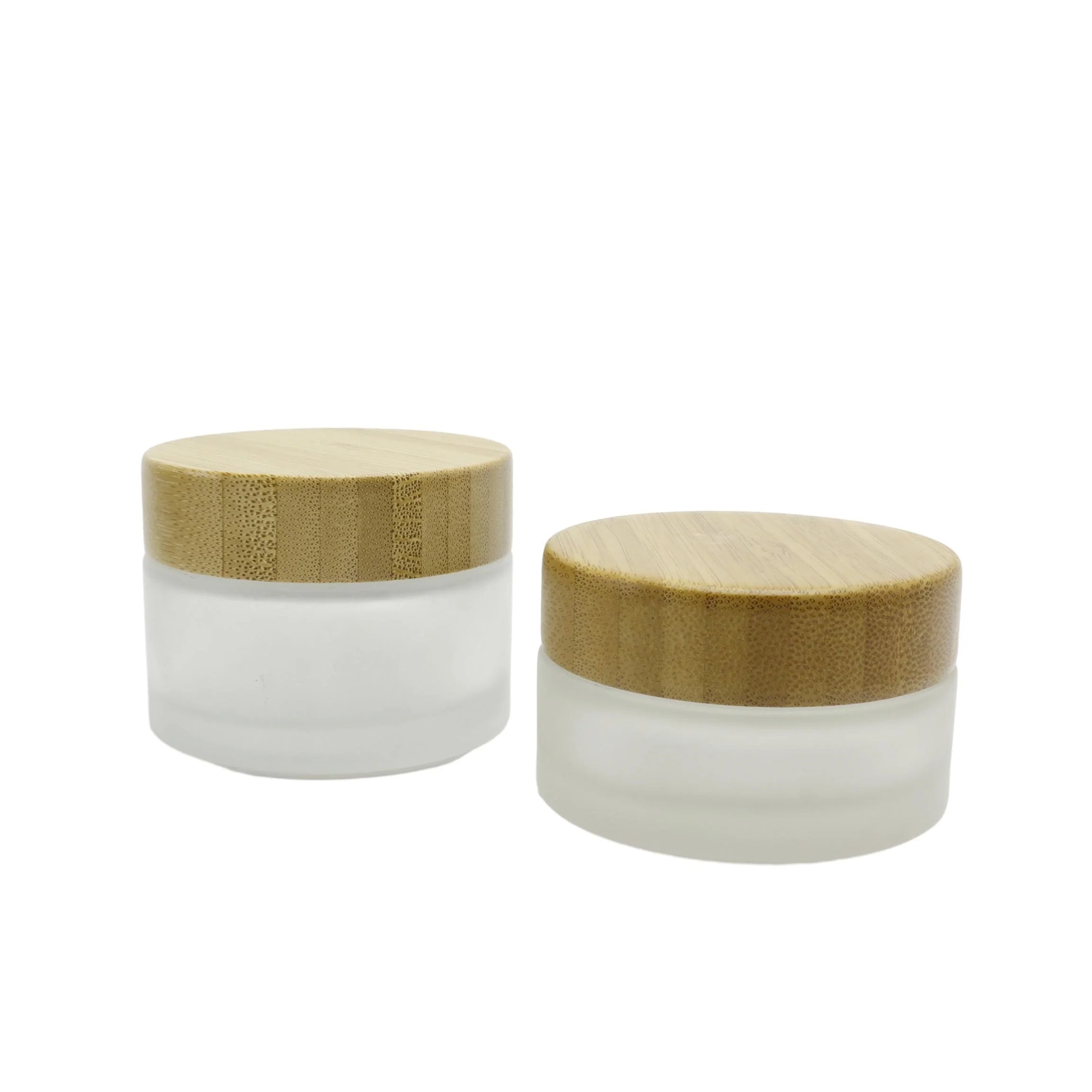 Oem Color Eco Friendly Bamboo Cosmetic Packaging Cream Jar Empty Cosmetic Bottle Set Bamboo Lotion Bottle Jar - 图片 2