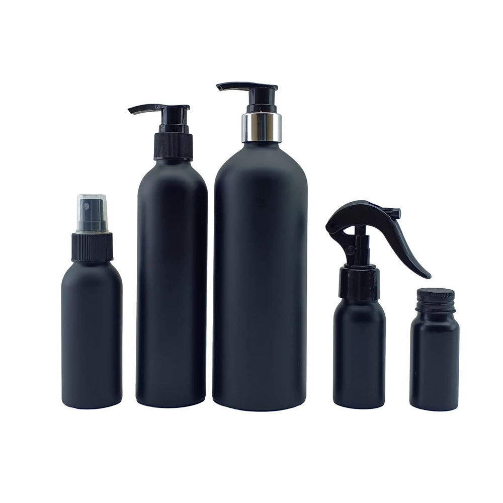 Custom 50ml 100ml 150ml 250ml 500ml Spray Trigger Bottles Empty Shampoo Refillable Aluminum Mist Spray Bottle - 图片 4