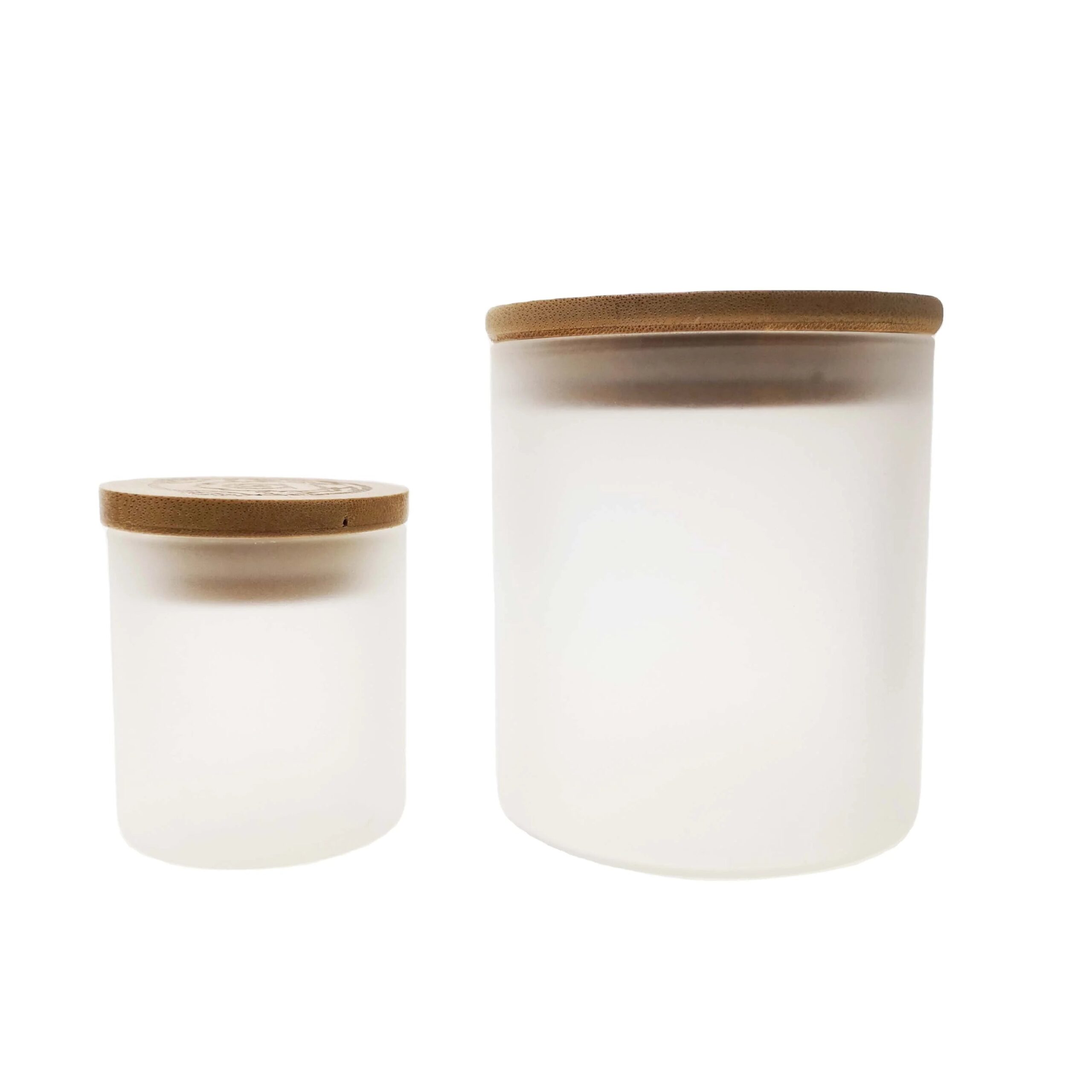 Premium 8oz 10oz 14oz Oem Frosted Transparent clear Candle Empty Jars with Lid and Boxes Packaging - 图片 2