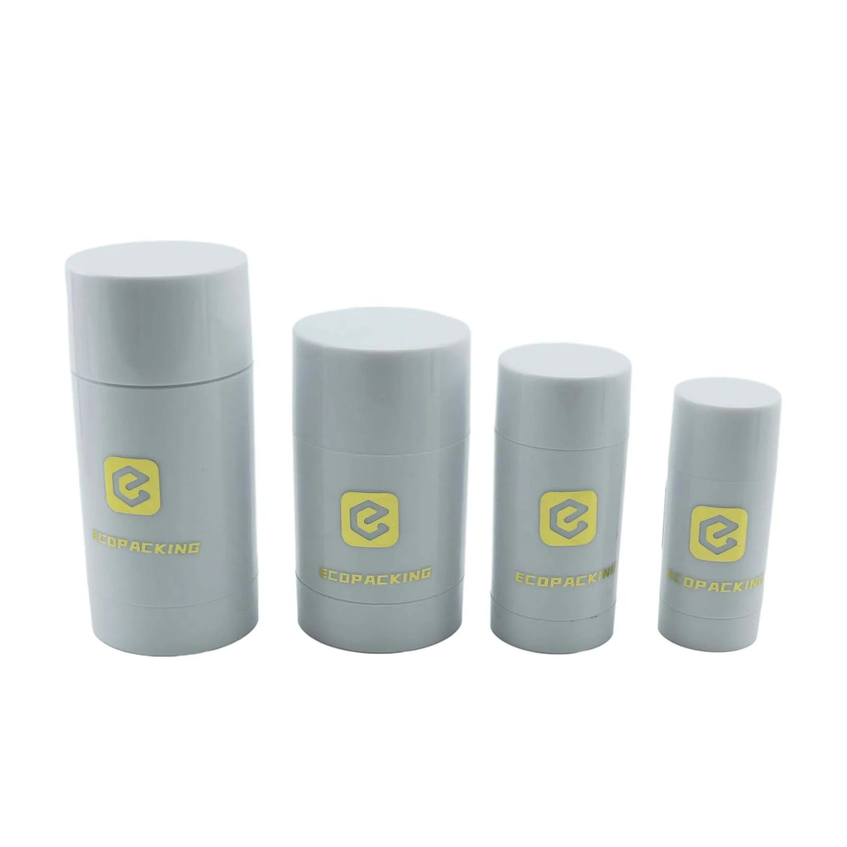 Custom Logo Printed PP AS Deodorant Packaging Stick Round Twist-up Roll on Deodorant Container Cosmetic Packaging - 图片 7