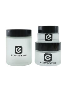 Hot Sale Wide Mouth Glass Jar with Lids 5g 10g 15g 20g 30g 50g 100g 120g 150g 200g clear Frosted Glass Cream Jar C888