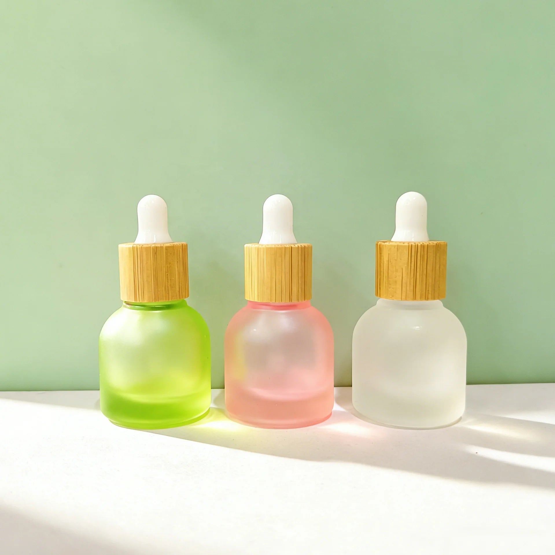 Custom Empty Eye Drop Essential Oil Serum Cosmetic Dropper Glass Bottle Skin Care Packaging - 图片 4