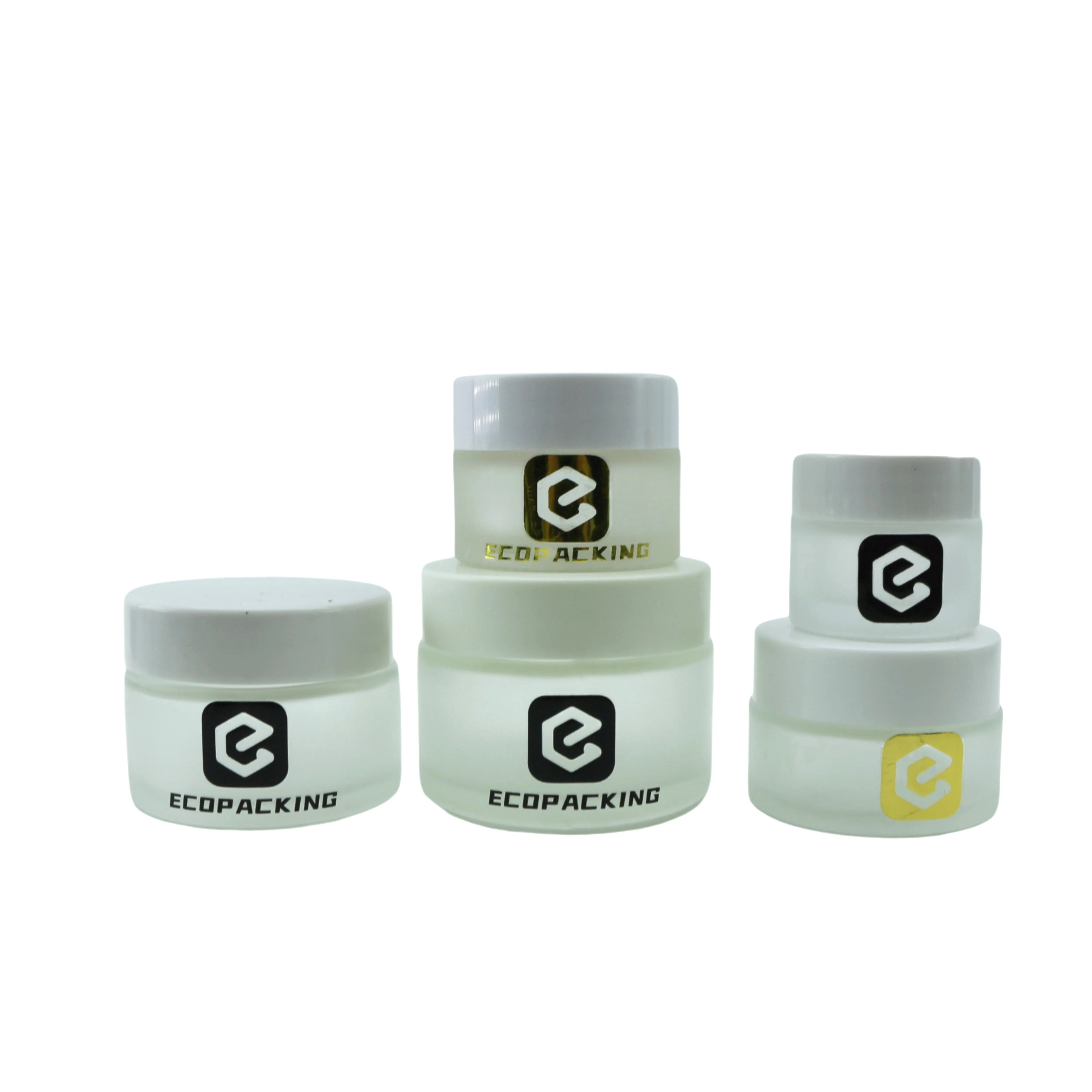 Cosmetic Glass Jars for Body Butter 5g 10g 15g 20g 30g 50g 60g 100g Cosmetic Jar Packaging Empty Jar for Cream - 图片 5