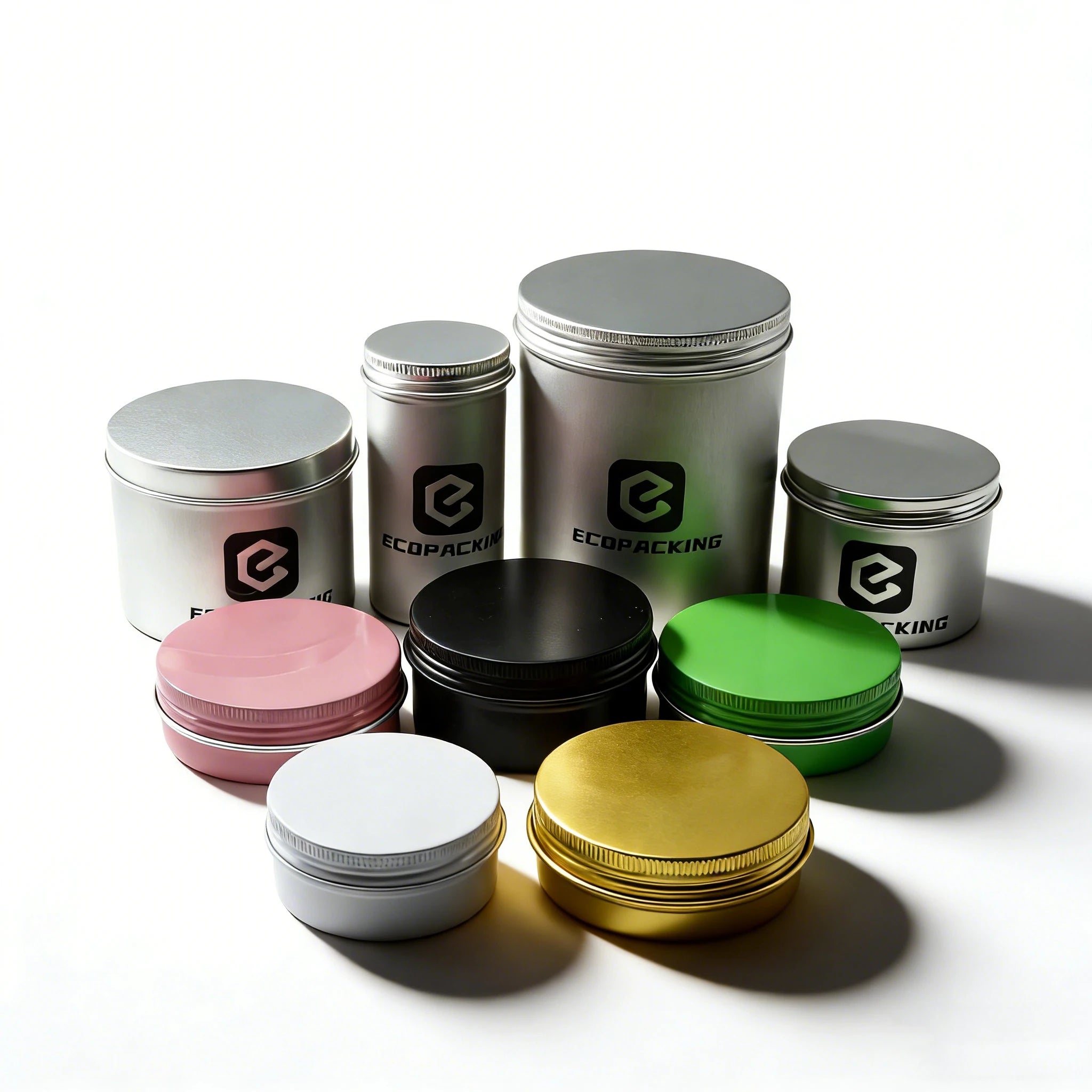 15/20/30/50/60/80/100g Eco-friendly Ointment Container Packaging Lipstick Cosmetic Lip Balm Container Tin Cans With Lids - 图片 2