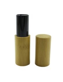 Eco Friendly Slim Bamboo Empty Lip Balm Gloss Tubes Packaging 5ml Lipstick Container