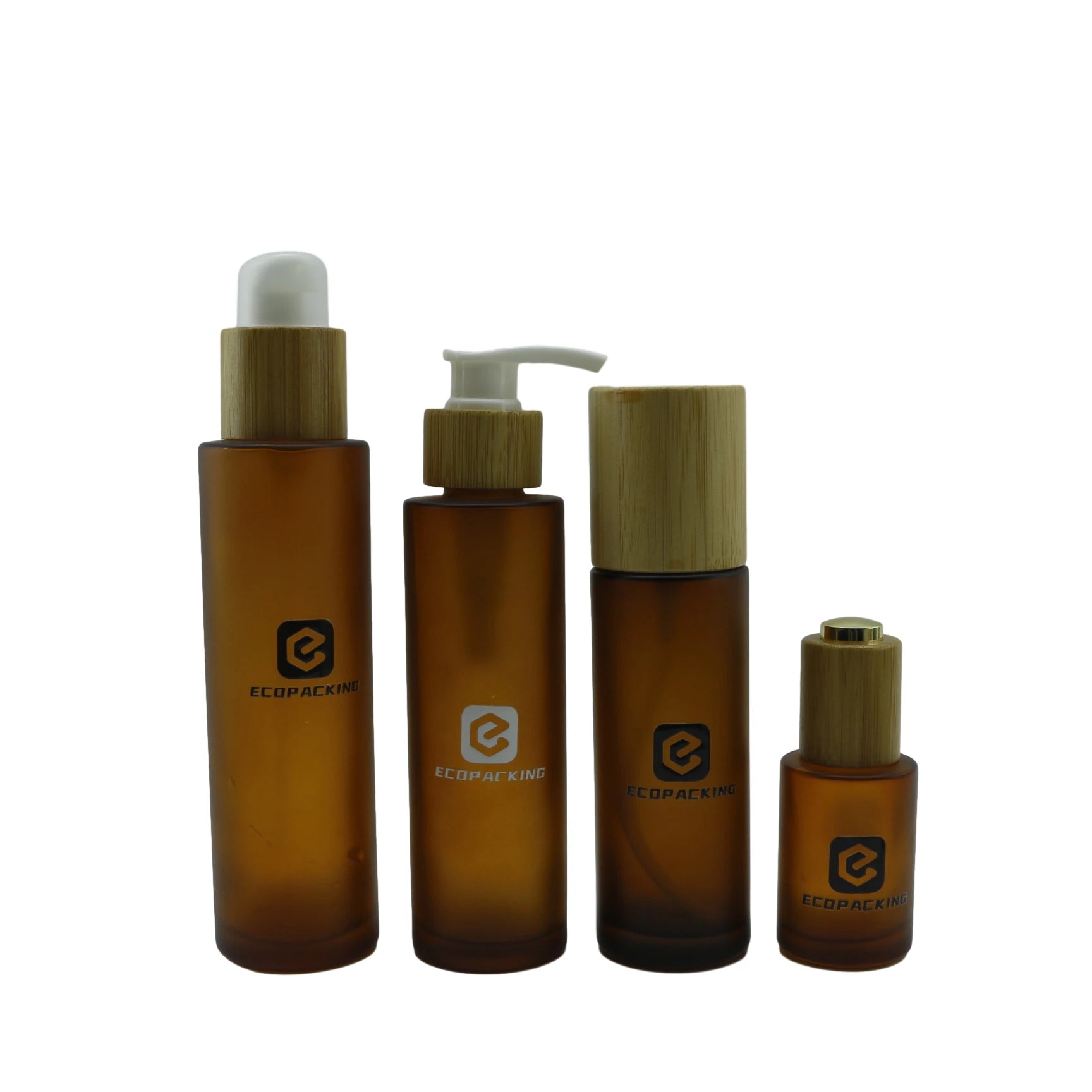 30ml 50ml 100ml 120ml 200ml Cosmetic Packaging Glass Oil Bottles clear Shampoo Packaging for Skincare F888 - 图片 5
