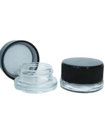 3ml 5ml 7ml 9ml Small Mini Eye Cream Cosmetic Glass Concentrate Jar with Child Resistant Cap Childproof Jar