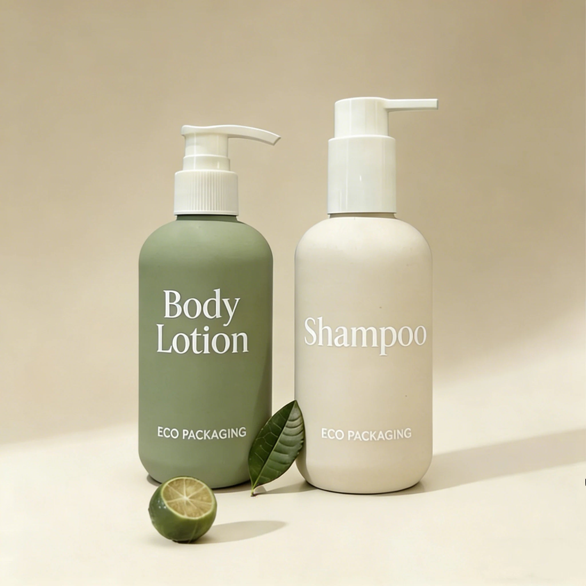 Minimalist Plastic Shower Gel Bottle 250ml 300ml 500ml Body Lotion Pump Bottle Hair Care Packaging - 图片 3