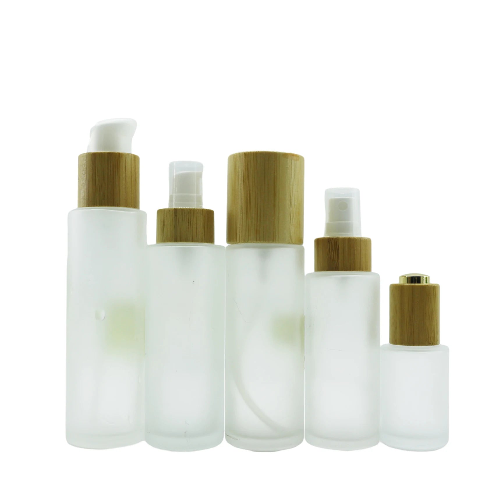 30ml 50ml 100ml 150ml Frosted Black Bamboo Cosmetic Packaging Glass Oil Dropper Bottle for Hair Essential Oil Skin Care BBB888 - 图片 4