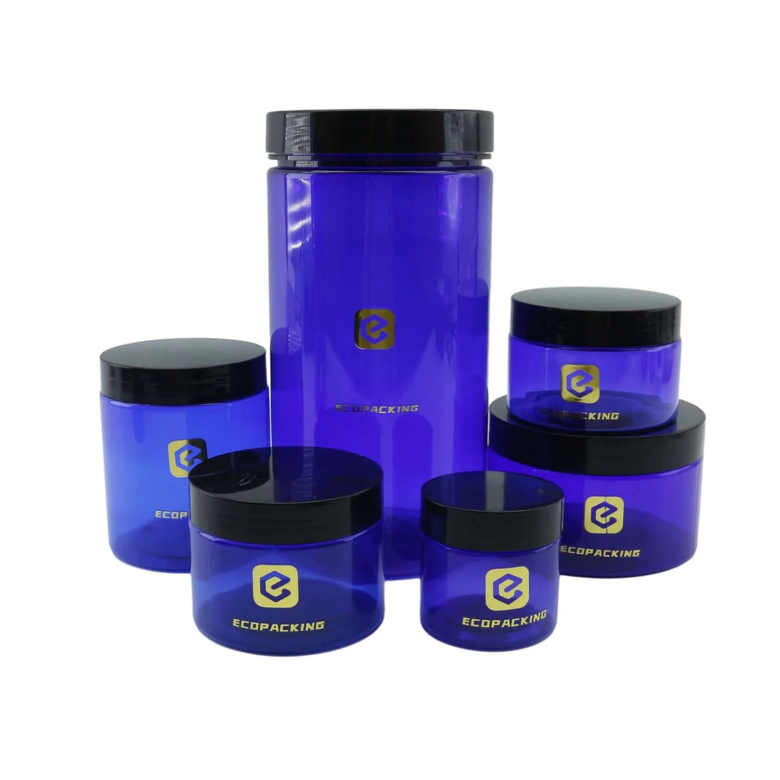 Wholesale Cream Jar 30g 50g 100g 150g 200g 300g 500g 1000g clear Frosted Plastic Jars PET Jar Face Cream Container - 图片 9