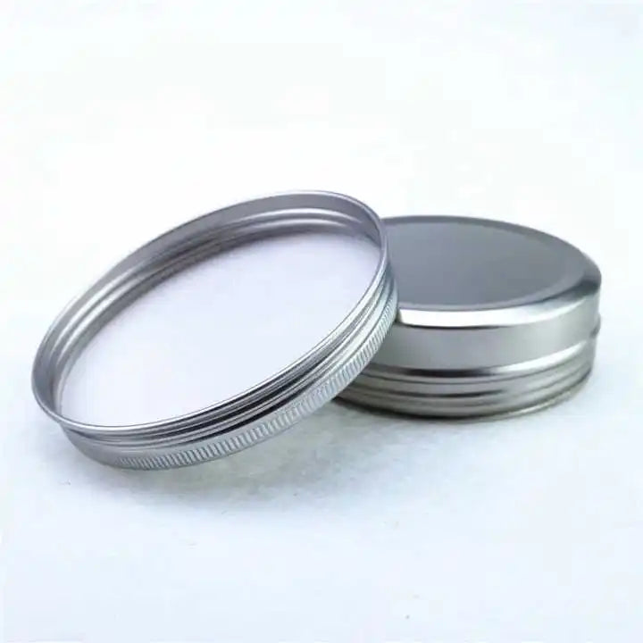 15ml 30ml 50ml 100ml Round Aluminum Tin Can Empty Lip Balm Container for Face Cream Cosmetic Packaging - 图片 10