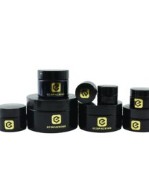 UV Glass Violet Glass Jars  Cosmetic Cream Jars Black Glass Face  Cream Container