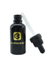 Empty Cuticle Oil Bottle 5ml 10ml 15ml 20ml 30ml 50ml 100ml Black Dropper Bottle