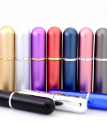 Bottom Filling 5ml Mini Perfume Atomizer Refillable Perfume Bottles Travel Sized Aluminum Perfume Atomizer Spray Bottle