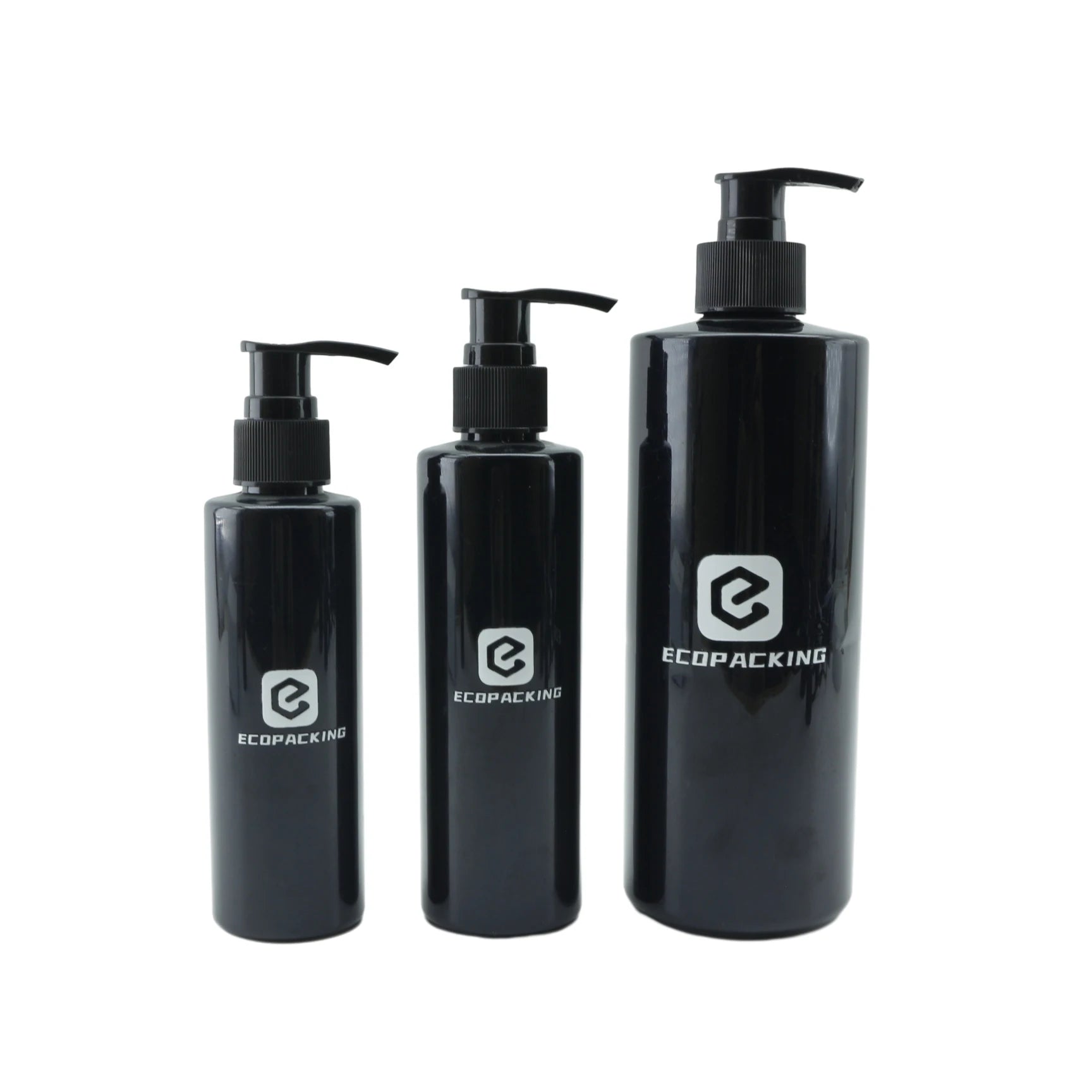 250ml 300ml 500ml 1000ml Amber PET Plastic Shampoo Bottles - 图片 6