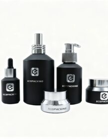 Luxury Custom Skin Care Hair Oil Glass Dropper Bottle 15ml 30ml Slanted Shoulder Essential Oils Mascara Eye Drops Packaging Box