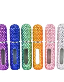 5ml 8ml 10ml Mini Pocket Perfume Atomizer Refillable Perfume Bottles Travel Sized Portable Aluminum Spray Bottle