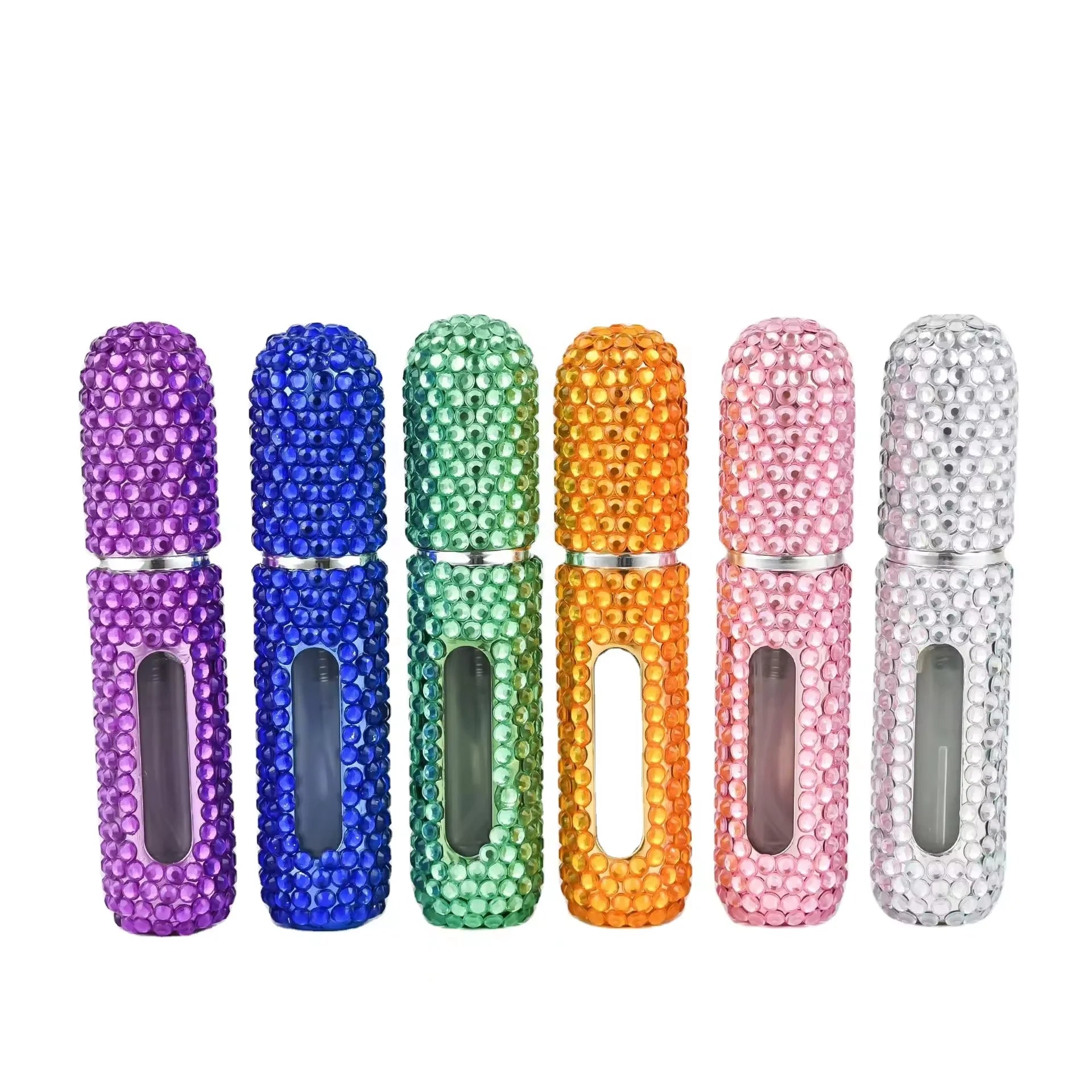 5ml 8ml 10ml Mini Pocket Perfume Atomizer Refillable Perfume Bottles Travel Sized Portable Aluminum Spray Bottle