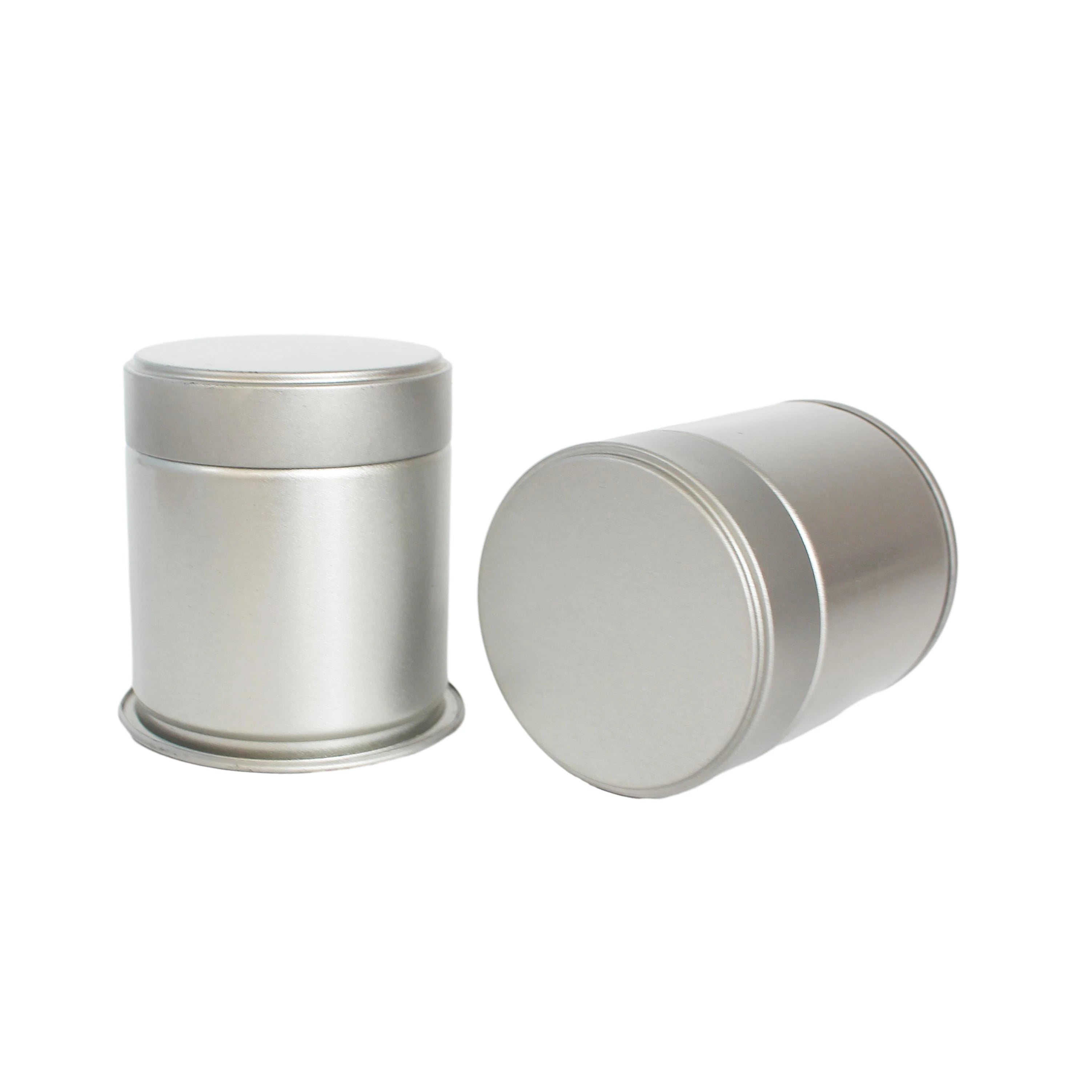 Custom Matt Finish OEM Empty air Tight Food Grade Empty Coffee Bean Matcha Powder Loose Tea Powder Tin Can Tin Box 30g 40g 50g - 图片 4