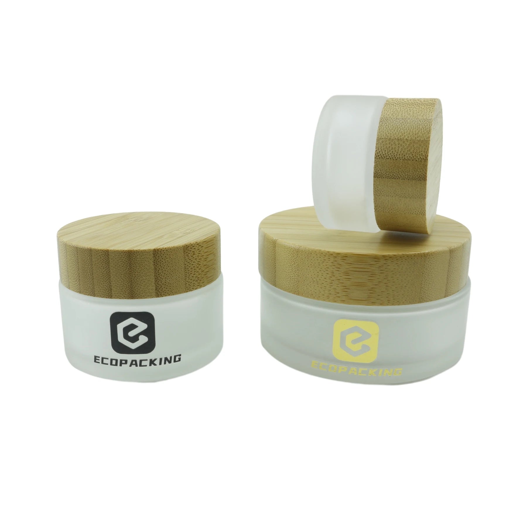 Oem Color Eco Friendly Bamboo Cosmetic Packaging Cream Jar Empty Cosmetic Bottle Set Bamboo Lotion Bottle Jar - 图片 3