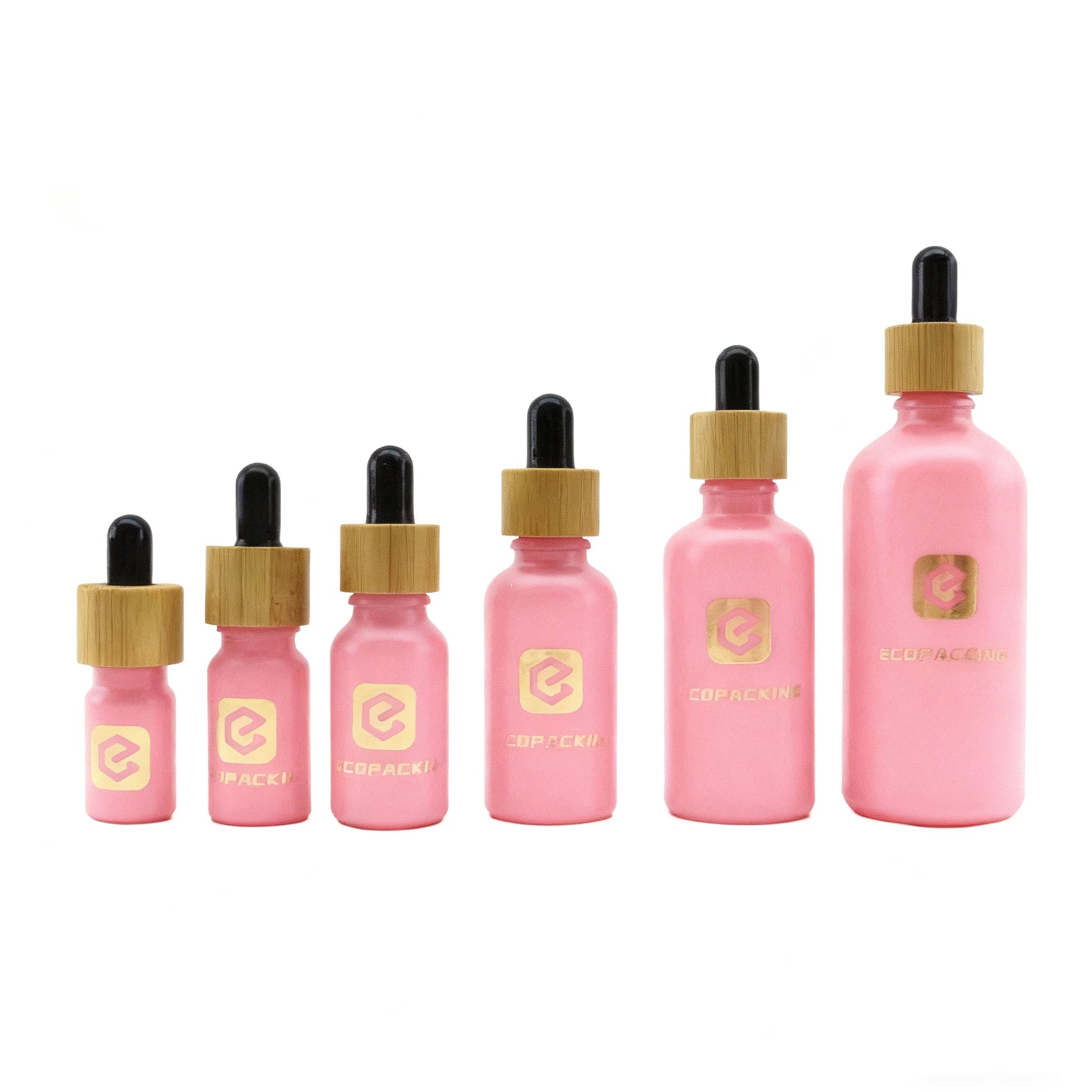 Cosmetic 5ml 10ml 15ml 20ml 30ml 100ml 50ml Glass Bottle clear Black Blue Green Amber Essential Oil Bamboo Dropper Glass Bottle - 图片 6