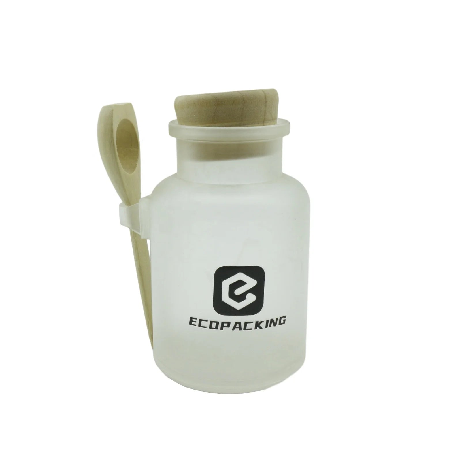 100ml 200ml 300ml 500ml Body Scrub Bottle clear Frosted Cosmetic Plastic Bath Salt Jar - 图片 6