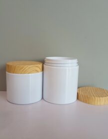 Empty 100ml 120ml 150ml Round White Pot Jar Plastic for Cosmetic White Plastic Cream Jars Packaging