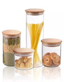 Wholesale Candle Jars with Wooden Lid Customized logo Candle with Bamboo Lid for Candle