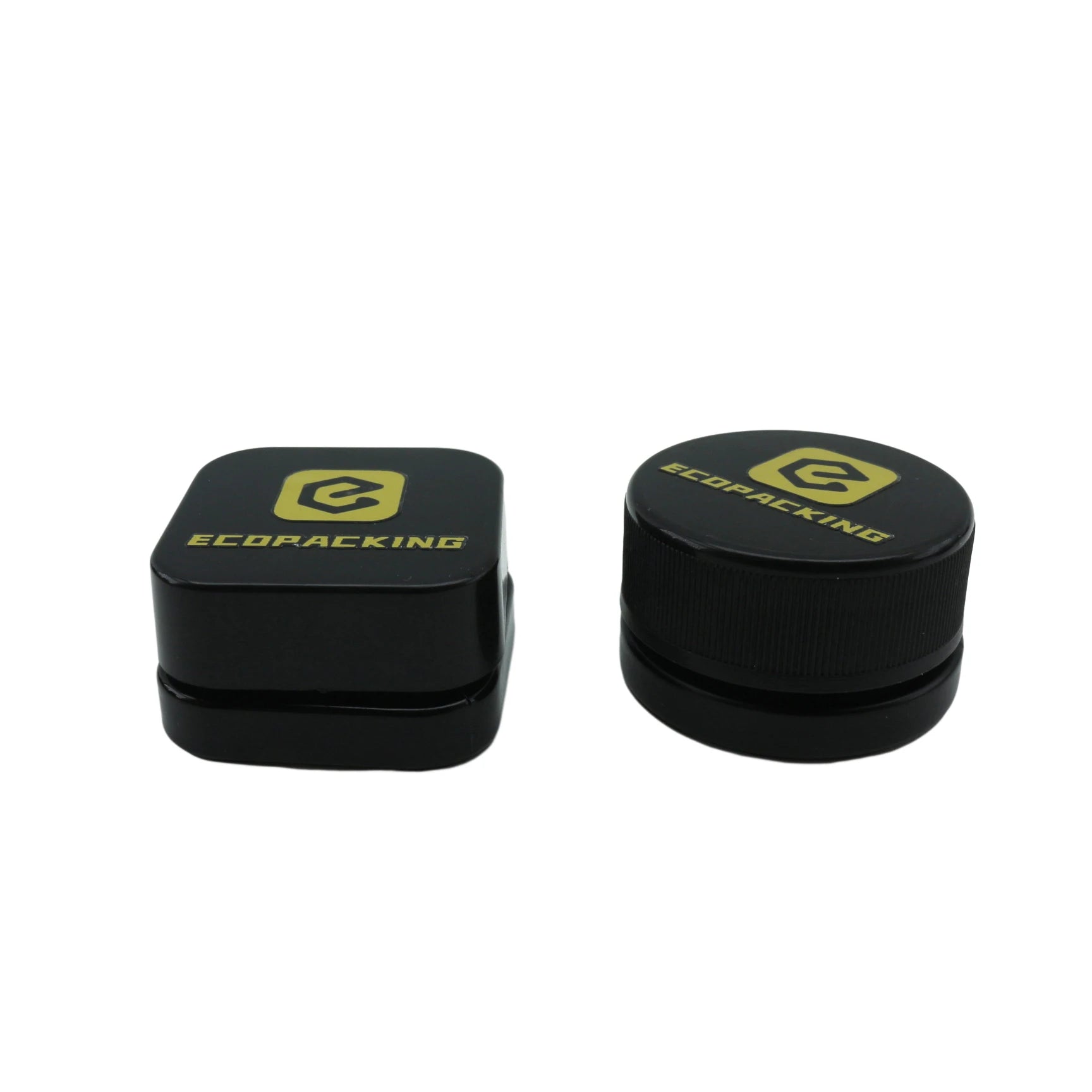5ml 9ml Square Round Container Child Resistant Glass Concentrate Jar with CR Square Lid - 图片 9