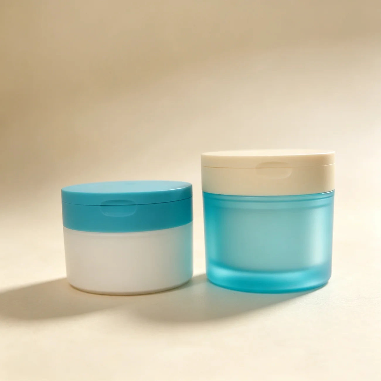 100ml 150ml 200ml 300ml Custom Matte PP Clamshell Makeup Remover Cream Jar Plastic Makeup Scrub Bottle With Spoon - 图片 4