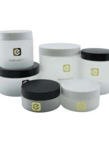Custom clear Frosted Plastic Jar PET Cream Jars 30g 50g 100g 120g 150g 200g 250g 300g 400g 500g 1000g Body Scrub Plastic Jar