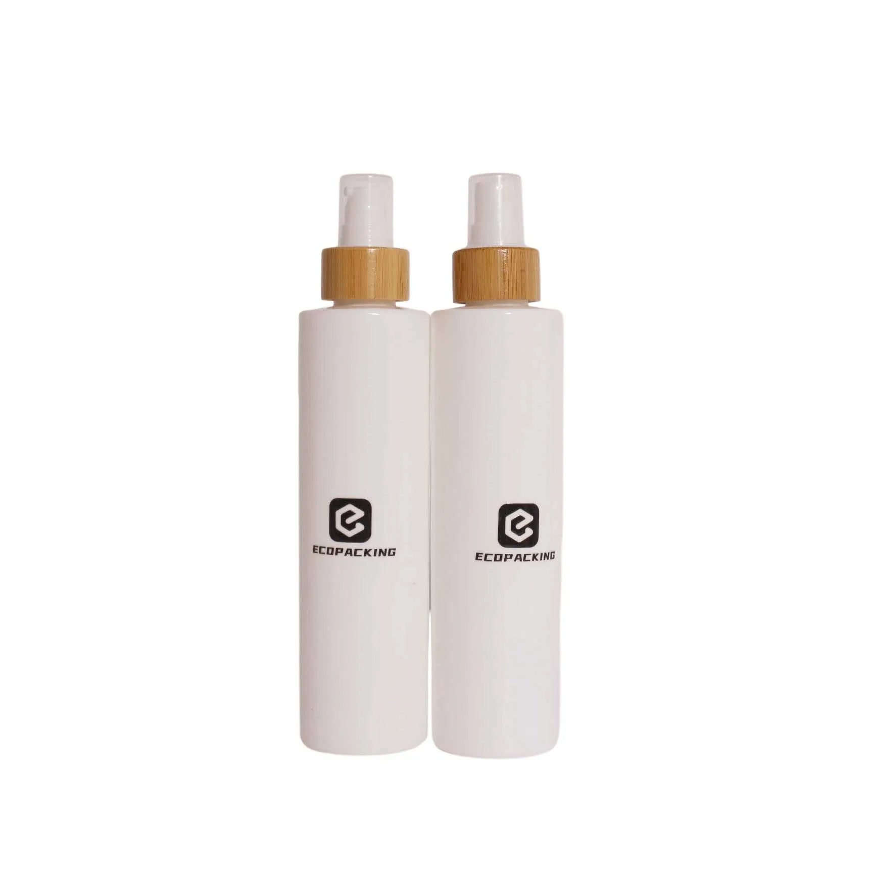 Natural 30ml 50ml 100ml PLA Biodegradable Lotion Bottle with Bamboo Cover for Shampoo and Face Mask Screen Printing Available - 图片 2