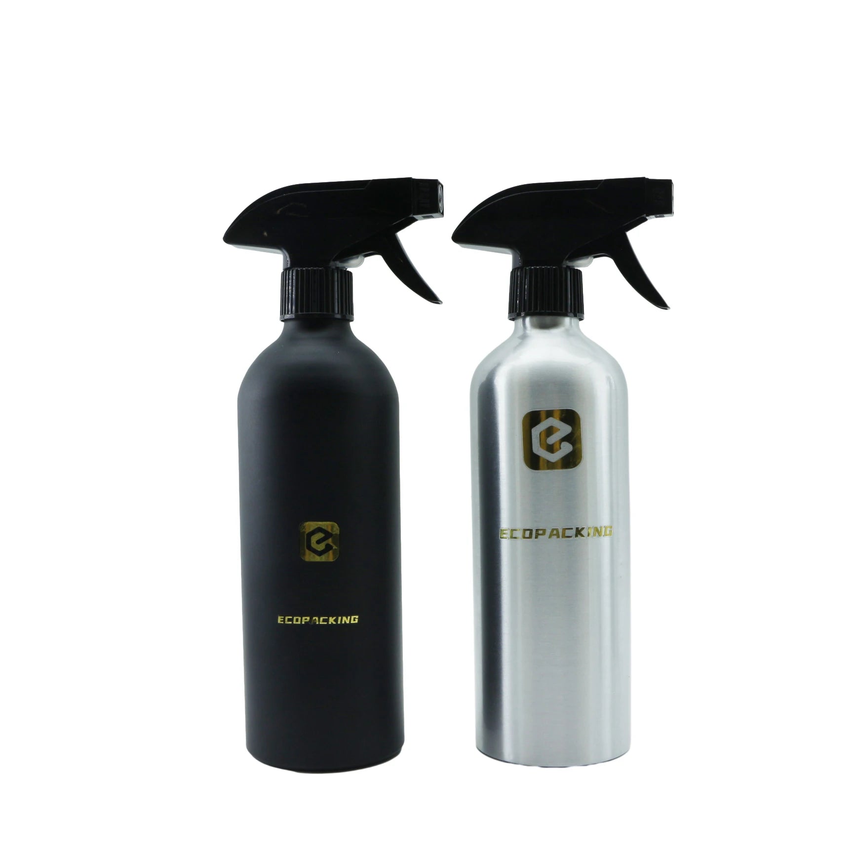 Hot Sale Matte Black and Sliver 500ml Aluminum Spray Bottle for Cosmetic - 图片 6