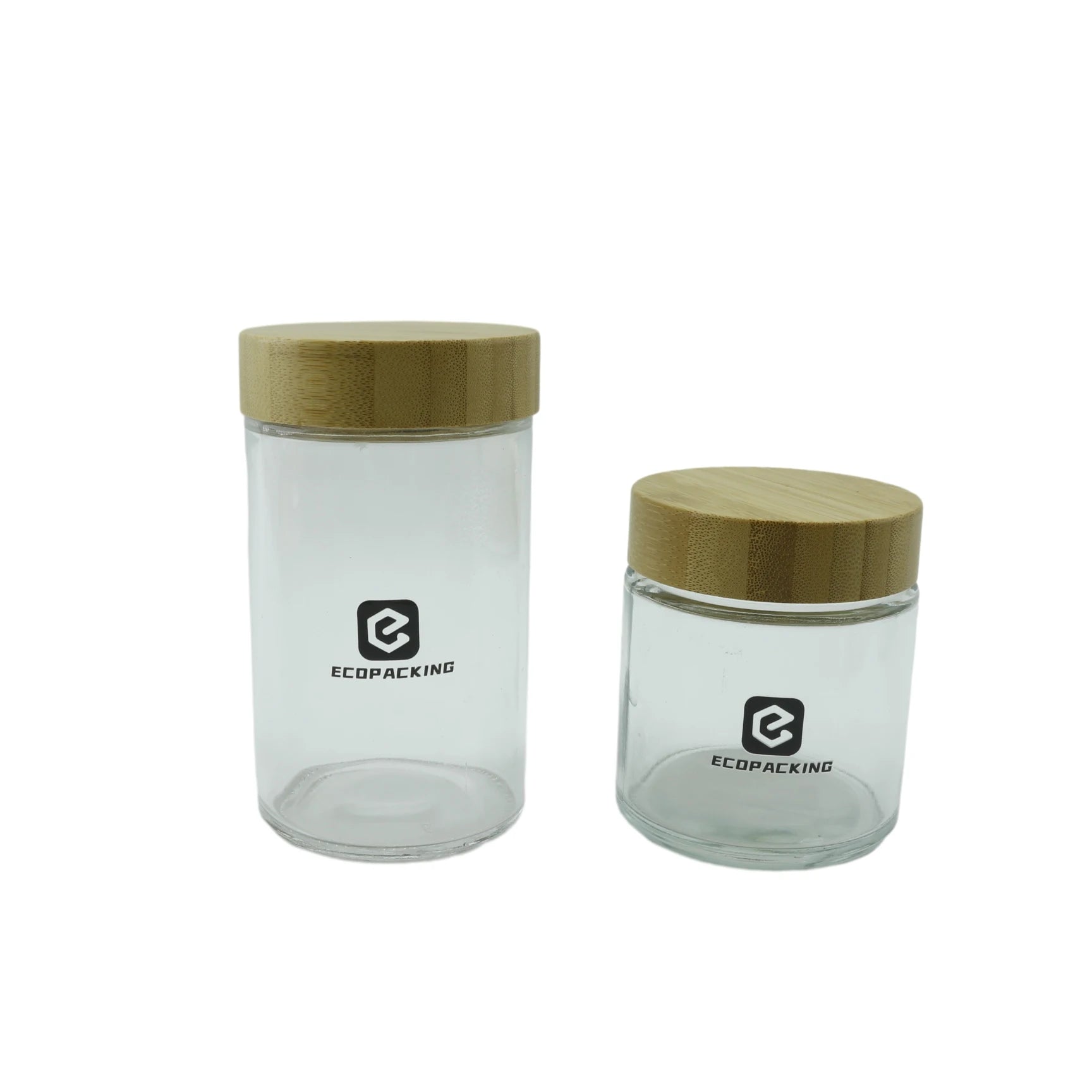 Cosmetic Packaging 110ml 120ml 220ml 300ml 660ml Empty clear Honey Glass Jars with Bamboo Lids - 图片 4