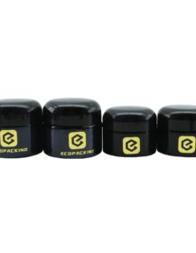 50g 100g Cosmetic Cream Packaging Jars Dark Violet UV Glass Jar with logo