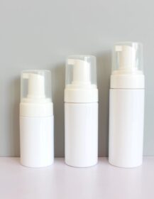 Wholesale 80ml 100ml 120ml 150ml 180ml 200ml Empty Facial Cleanser Face Wash Lash Foam Pump Bottle Bulk for Liquid Hand Soap