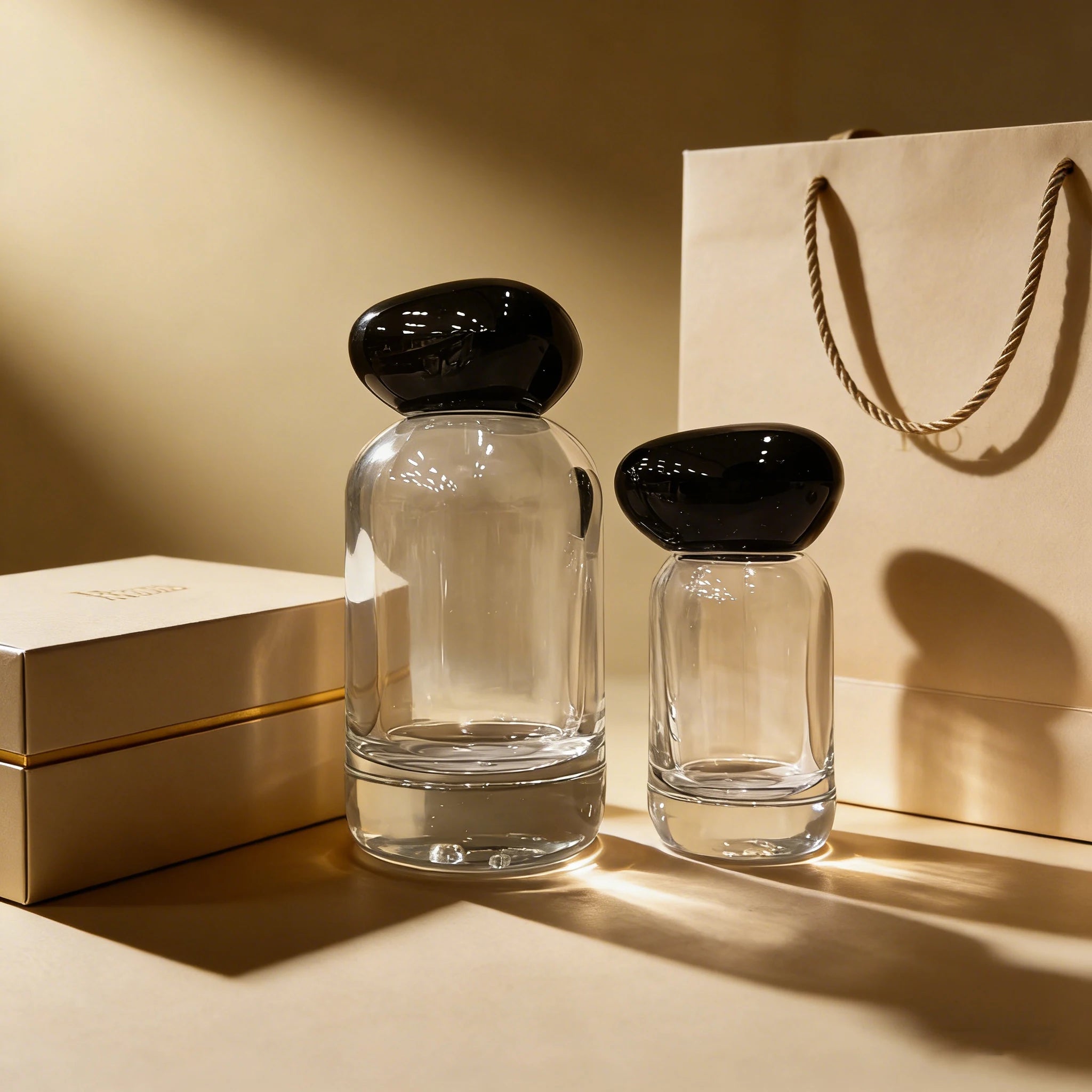 Luxury Thickened Base Perfume Bottle 30ml 50ml 100ml Empty Refillable Glass Fine Mist Spray Perfume Bottle - 图片 2