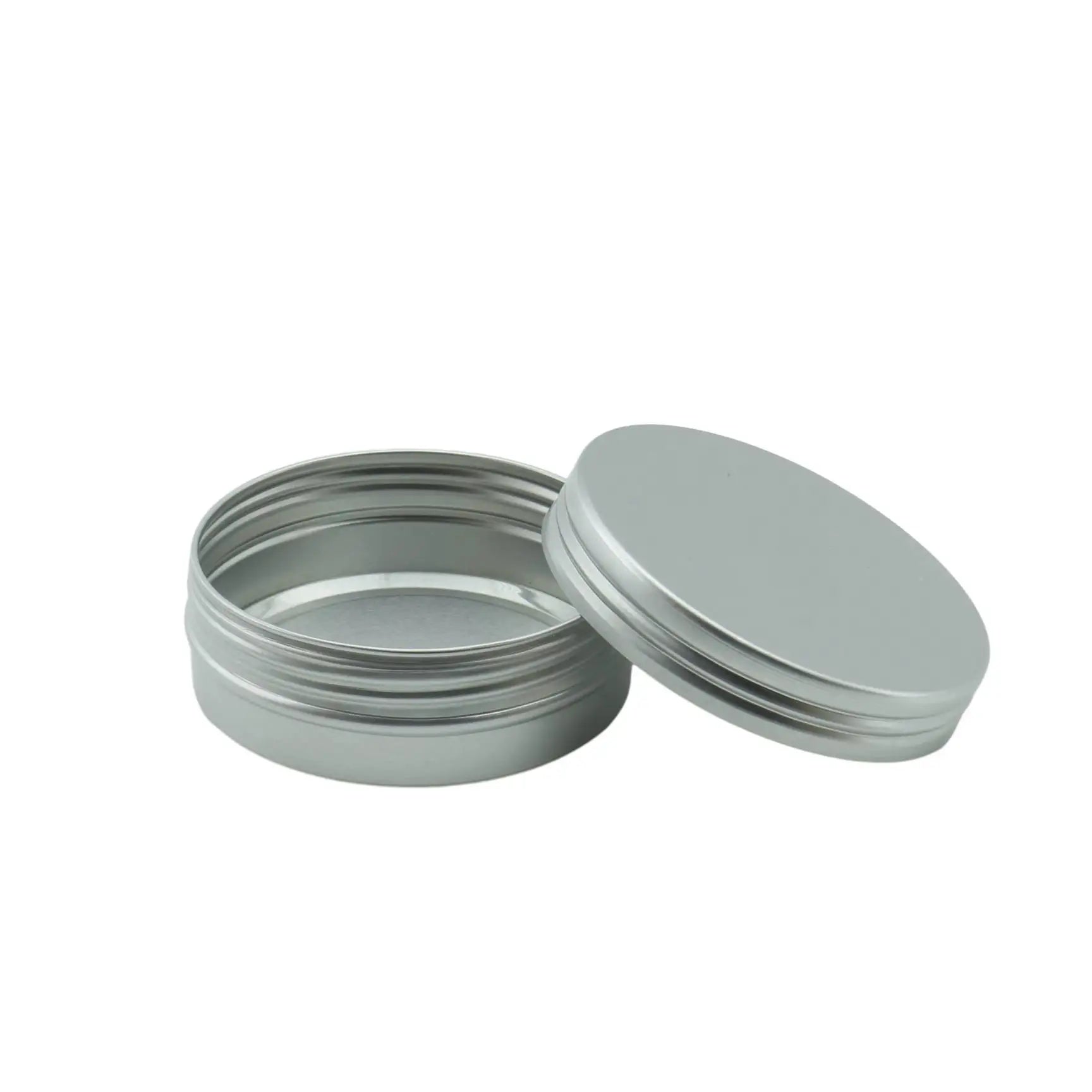 10ml 15ml 25ml 30ml 50ml 60ml 80ml 100ml Aluminium Jar 50g Ointment Container 50 ml Flat Aluminium Tin - 图片 3