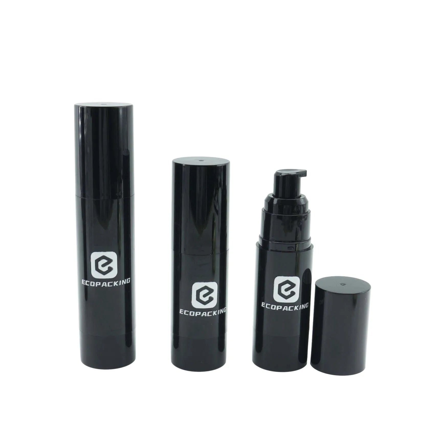 30ml 50ml 80ml 100ml 120ml Airless Screw Cap Pump Bottle Plastic PCR Lotion Airless Bottles for Baby Face Cream Hair Gel