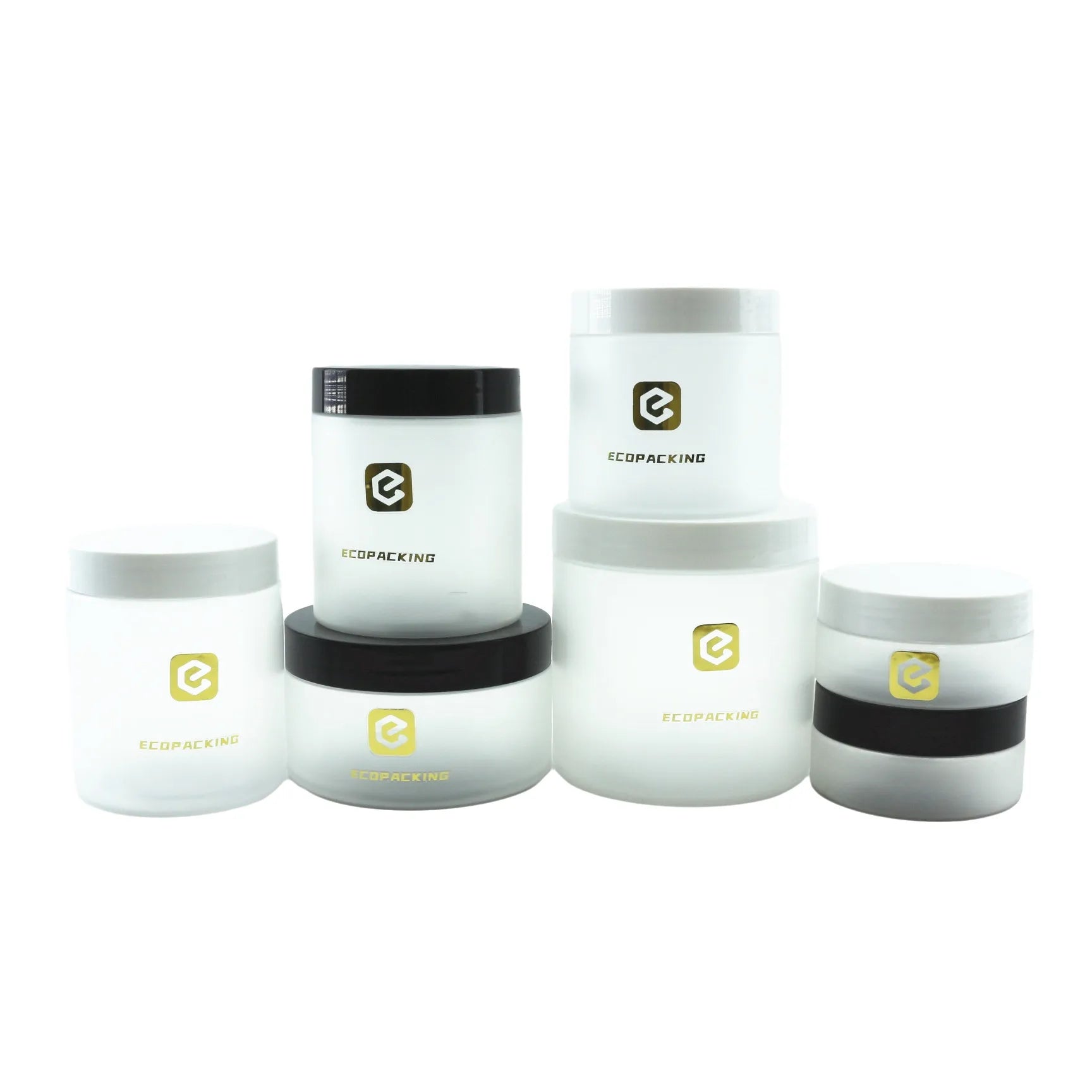 PET 30g 50g 100g 150g 200g 250g 500g Wide Mouth Eye Face Body Cream Cosmetic Container Plastic Jar Packaging - 图片 5