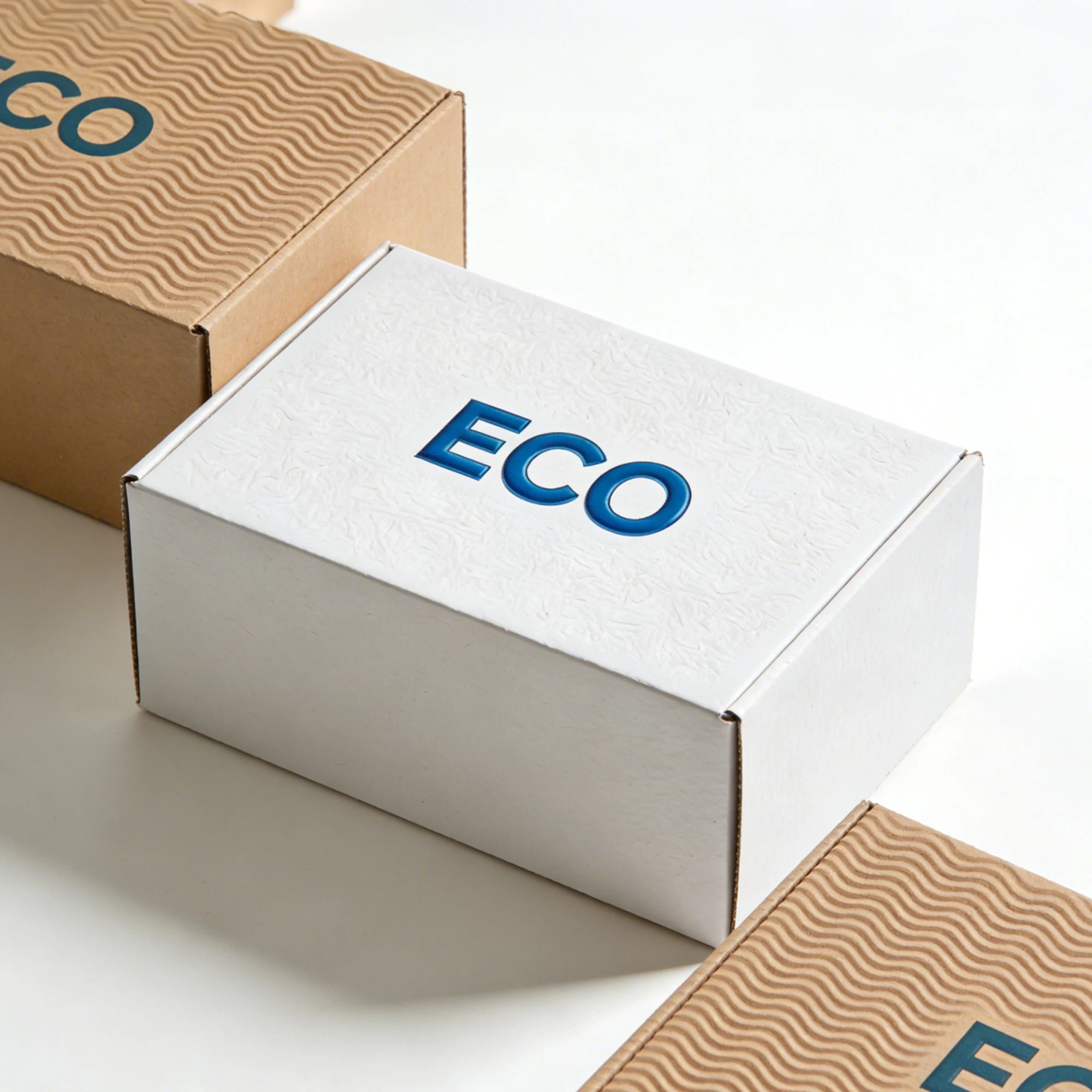 Custom Biodegradable Recyclable Eco-Friendly Cosmetics Gift White Cardboard Aircraft Airplane Packaging Storage Box - 图片 4