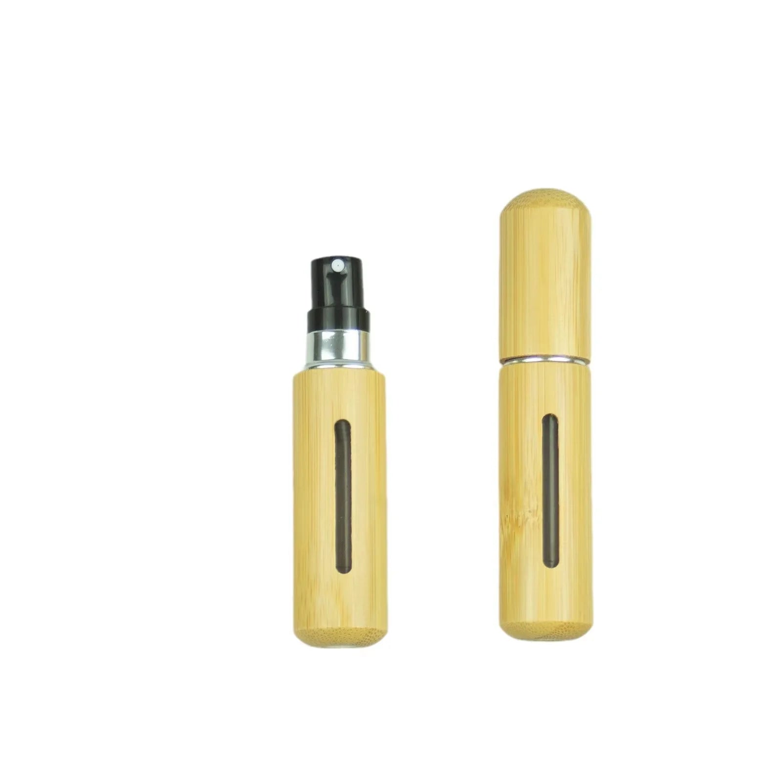 Natural 5ml 8ml Small Mist Perfume Bamboo Spray Bottle in Pocket Packaging - 图片 4