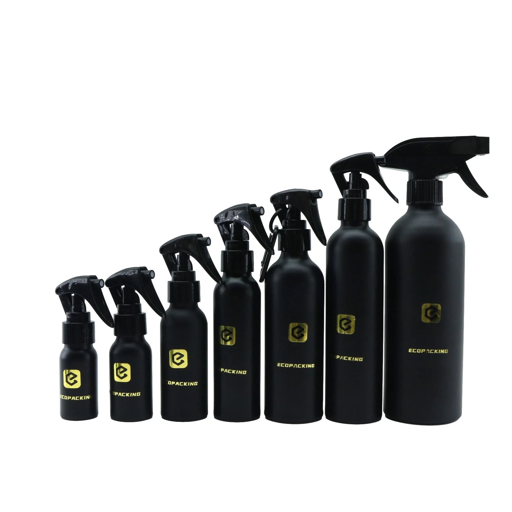 30ml 50ml 100ml Empty Essential Oil Aluminum Cosmetic Skin Care Bottle with Lotion Pump Dropper Cap for Shampoo