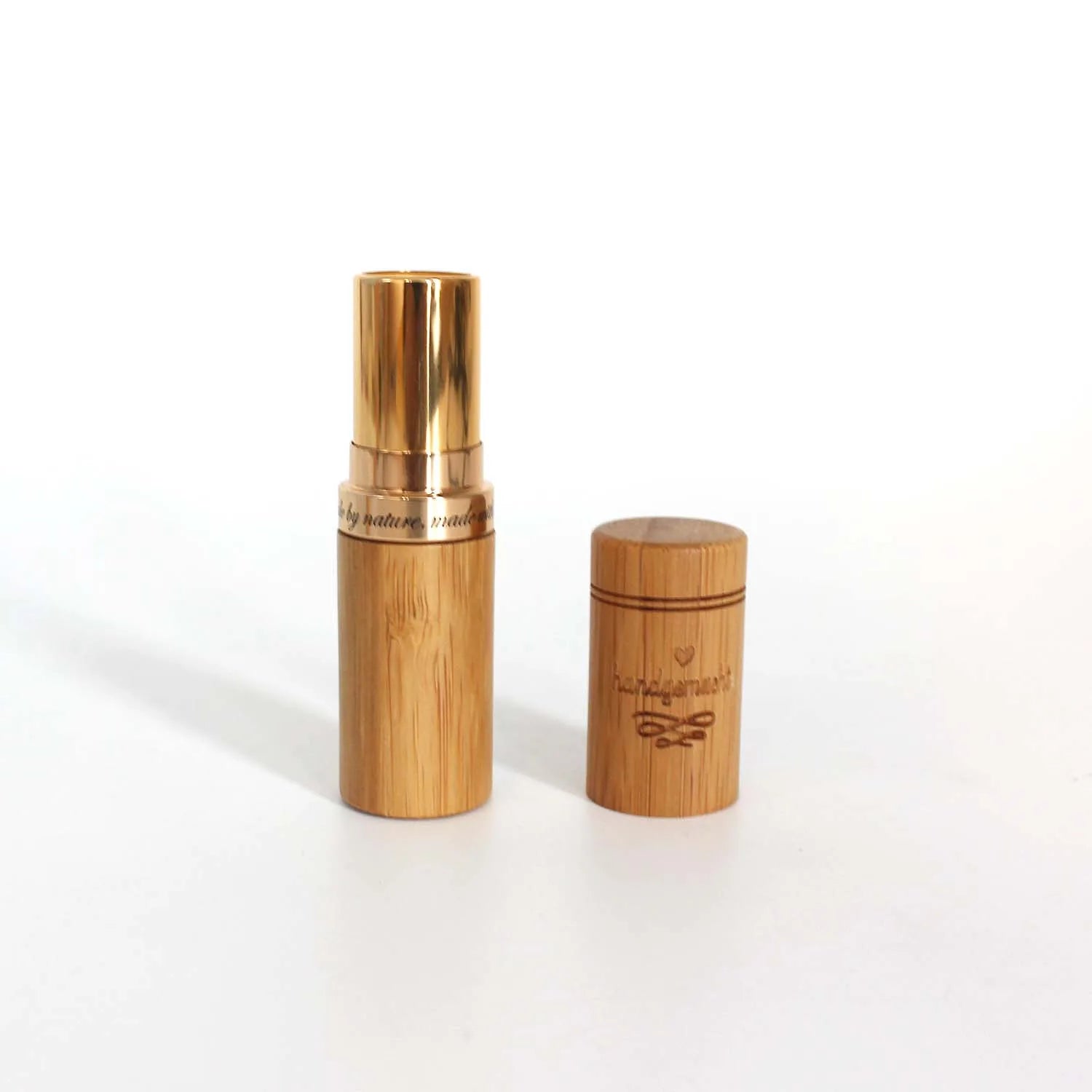 Luxury Lipstick Tube 5ml 5g Custom Aluminum Inner Bamboo Lipstick Tube - 图片 4