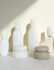 Luxury 30ml 50ml 100ml 120ml Cosmetic White Glass Pump Lotion Bottles and Face Cream Jar Skincare Packaging Set N888