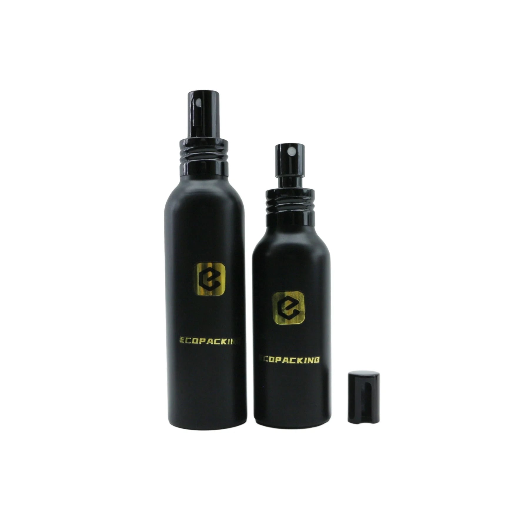 Black Perfume Atomizer Spray Bottle 30ml 50ml 2oz 80/100/120ml Colorful Mist Spray Aluminum Travelling Cosmetic Dispenser Bottle - 图片 2
