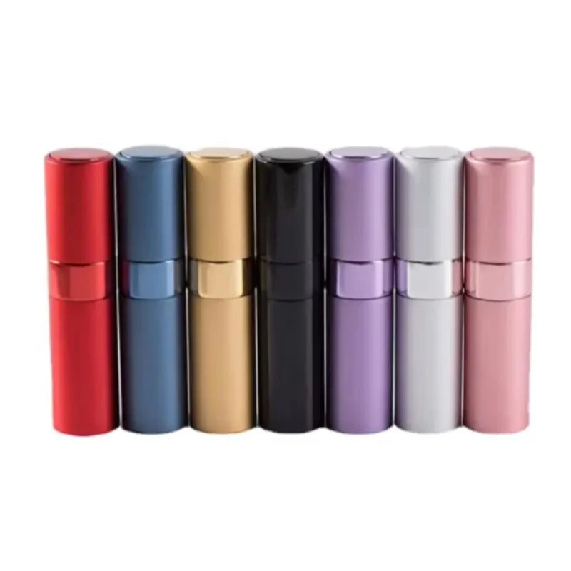 10ml Cross-Border Rotary Perfume Sample Bottle Three-Section Packaging Glass Bottle with Spray Top Perfume Bottling Stock - 图片 2